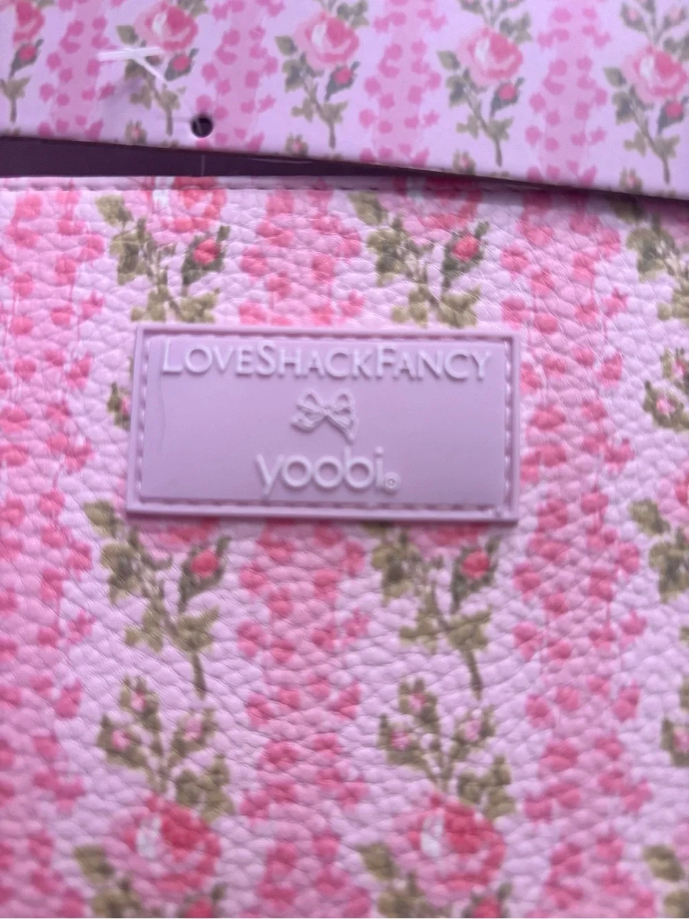 LoveShackFancy x Target - Yoobi Zip Pencil Case Strawberry Macaroon
